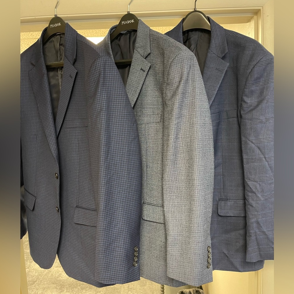 Jos. A. Bank Sport Coat 42R (lot of 3) excellent condition!!